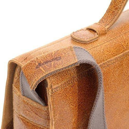 Torba męska brąz camel JAZZY WANTED 24 - VULCANO - min. zamówienie 20 / 50 / 100 szt.