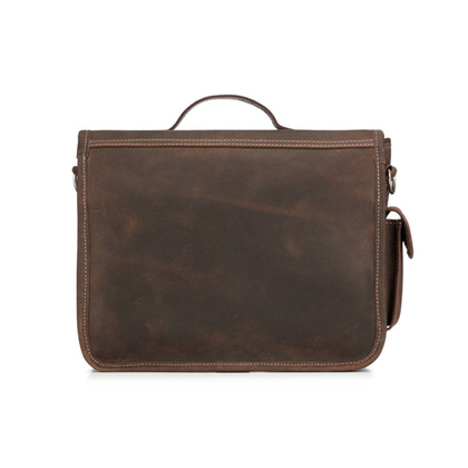 Torba skórzana na laptopa KEMER VOOC 14" RDW14 Brązowa