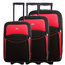 Zestaw walizek PELLUCCI RGL 773 Czarno Czerwony