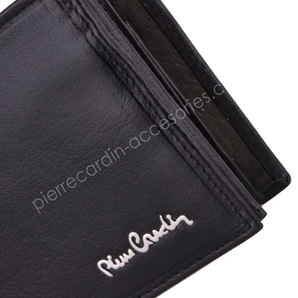 Portfel męski skórzany PIERRE CARDIN FOSSIL TILAK12 325 RFID Czarny