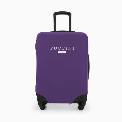 Elastyczny pokrowiec na średnią walizkę PUCCINI PBB 7D Fioletowy