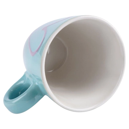 Kubek ceramiczny z uchwytem serca zestaw 4 szt. 230 ml