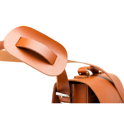 TECZKA SKÓRZANA 2W1 KEMER VOOC Vintage P112 CZARNA