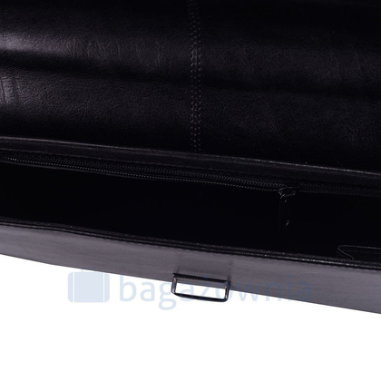 Teczka damska skórzana T11-01-S1-154 Czarna - min. zamówienie 20 / 50 / 100 szt.