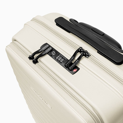 Mała kabinowa walizka PUCCINI SEOUL PP028C 0 Biała