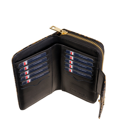 Damski portfel Canaletto ze złotej skóry naturalnej – luksus i nowoczesność PD2006s79 RFID