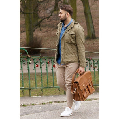 BIG torba biznesowa skórzana KEMER VOOC TC12 Camel Edycja Limitowana