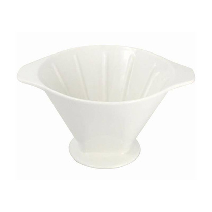 Filtr do kawy porcelanowy lejek do filtrowania biały drip dripper