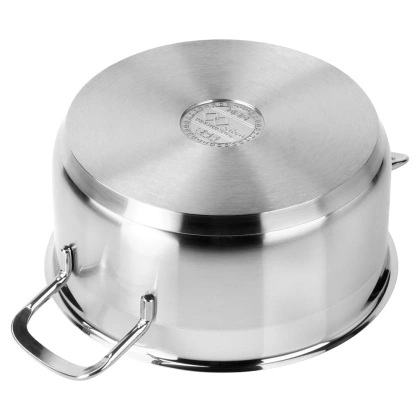 Zestaw garnków garnki stalowe 18/10 PREMIUM 10 el.