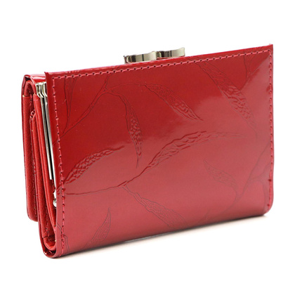 Nieduży skórzany portfel damski Pierre Cardin