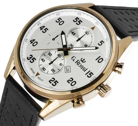 Zegarek Męski G.Rossi ERNET 7116A-3A1