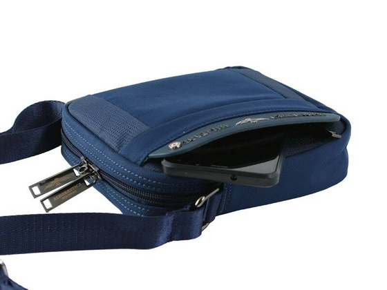Torba na ramię AERONAUTICA MILITARE Airspace Granatowa