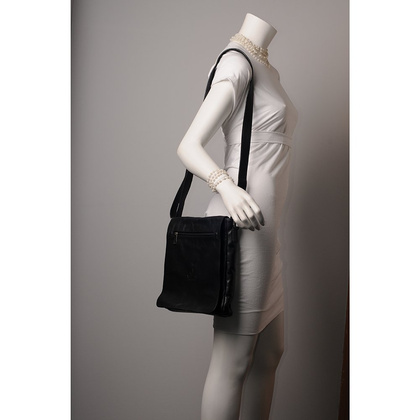 Torebka damska skórzana KEMER 606 Czarna - min. zamówienie 20 / 50 / 100 szt.