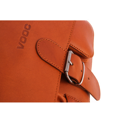 TECZKA SKÓRZANA 3W1 KEMER VOOC Vintage P13 BRĄZOWA