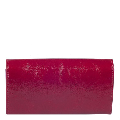 Portfel damski skórzany KEMER Swarovski Elements DV150 Czerwony - min. zamówienie 20 / 50 / 100 szt.