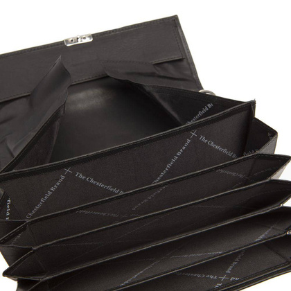 Portfel kelnerski skórzany Bora Czarny - min. zamówienie 20 / 50 / 100 szt.