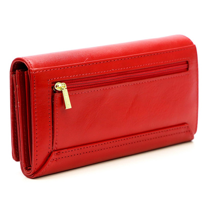 Portfel damski skórzany PELLUCCI IT-102 Czerwony