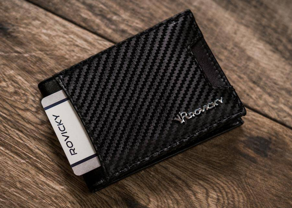 Mała banknotówka męska ze skóry naturalnej