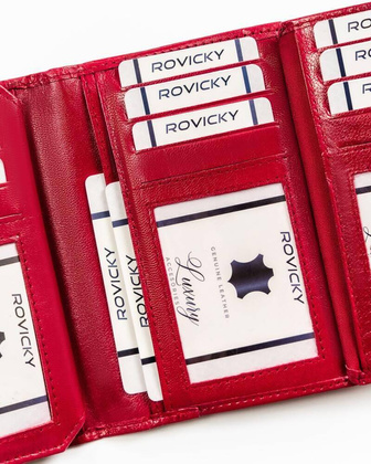 Portfel damski skórzany R-RD-40-GCL Magenta