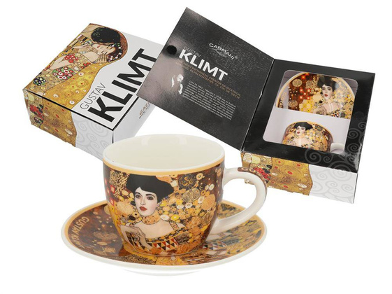 Filiżanka espresso ze spodkiem - G. Klimt, Adela (CARMANI)