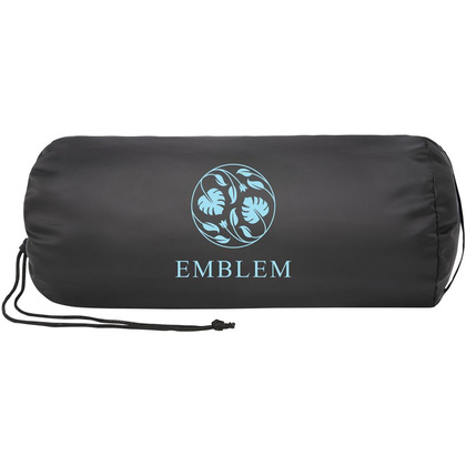 Koc polarowy z plastiku z recyklingu Lily Niebieski