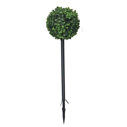 Zestaw lamp solarnych 3 kul bukszpanowych 27led