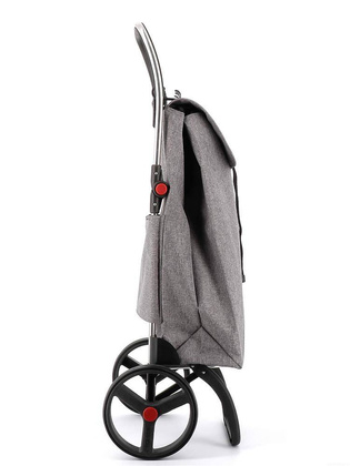 Wózek na zakupy Rolser I-Max Tweed Logic RSG Gris SKŁADANY DUŻE KOŁA