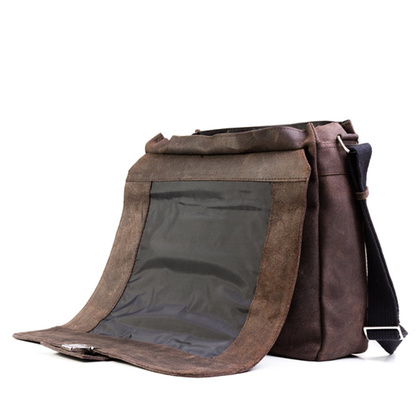 DUŻA TORBA NA RAMIĘ KEMER VOOC URBAN RDW8 brąz