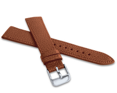 LAVVU Jasnobrązowy szyty pasek MEDITERRA z luksusowej skóry Top Grain - 20