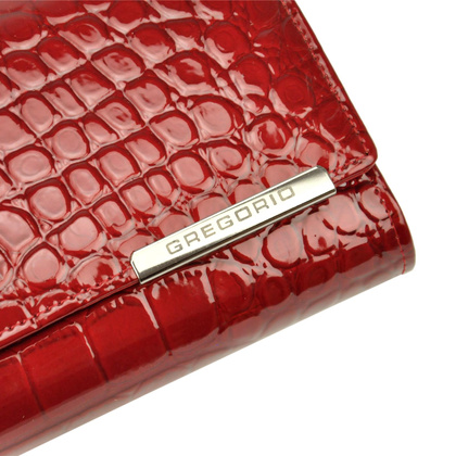 Portfel damski skórzany PELLUCCI BC-121 Czerwony