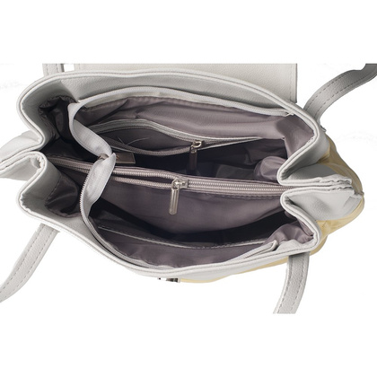 Torebka damska KEMER 781 Żółto szara - min. zamówienie 20 / 50 / 100 szt.