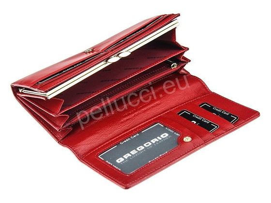 Portfel damski skórzany PELLUCCI N100 Niebieski