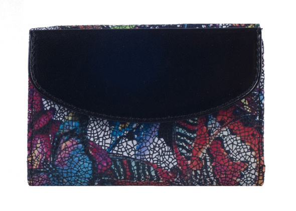 Portfel damski skórzany KEMER 006D Multikolor - min. zamówienie 20 / 50 / 100 szt.