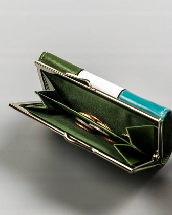 Zestaw prezentowy skorzany portfel damski i woda perfumowana Lizard