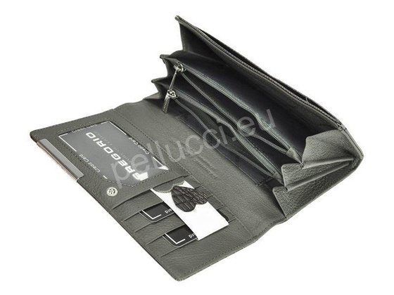 Portfel damski skórzany PELLUCCI GF114 niebieski