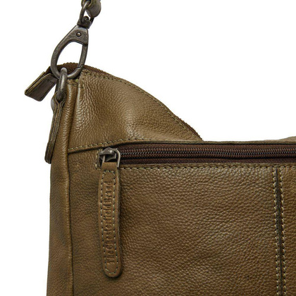 Torebka damska skórzana na ramię Zielona - min. zamówienie 20 / 50 / 100 szt.