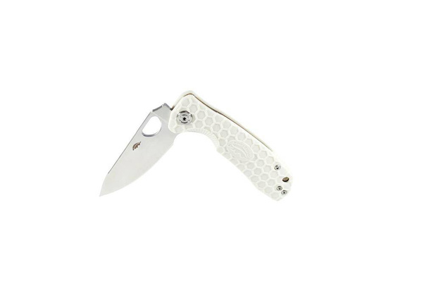 Nóż Honey Badger Leaf Medium White