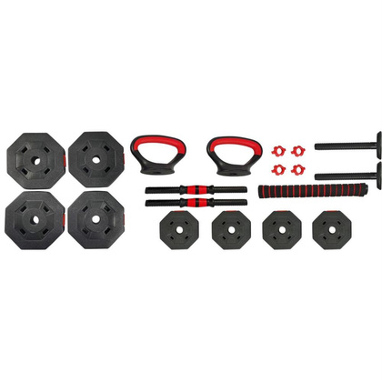 Hantla kompozytowa kettlebell 4W1 15 KG Eb Fit