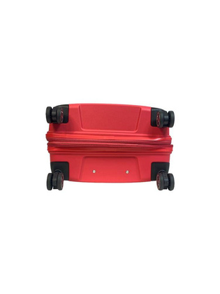 LYS Paris Salvador Średnia twarda różowa walizka na kółkach 66 cm