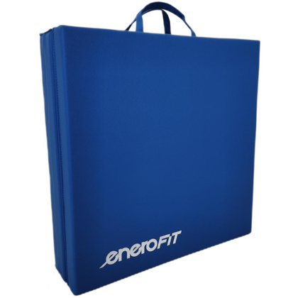MATERAC GIMNASTYCZNY SKŁADANY 180x60x5CM NIEBIESKI ENERO FIT