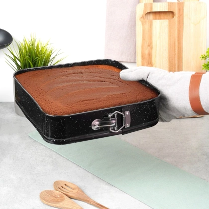 Forma do pieczenia rozpinana granitowa 28x28x6,8 cm