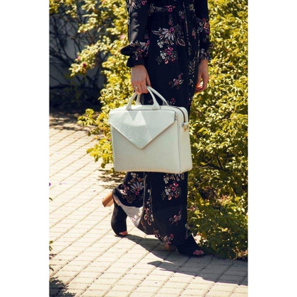 Skórzana torba na laptop 15.4 KEMER SOLIER FL14 Szara - min. zamówienie 20 / 50 / 100 szt.