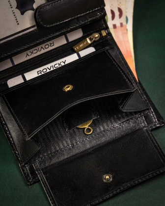 Duzy skorzany portfel meski