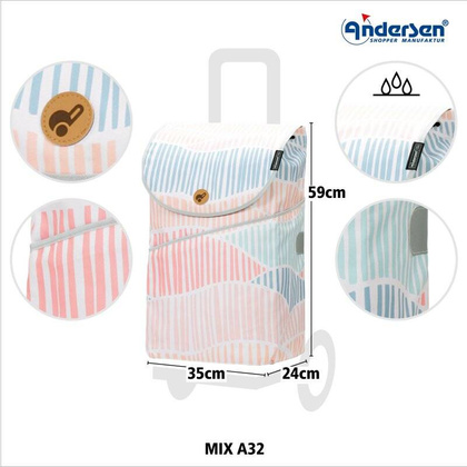 Wózek za zakupy ANDERSEN Scala MIX 112-333-A32