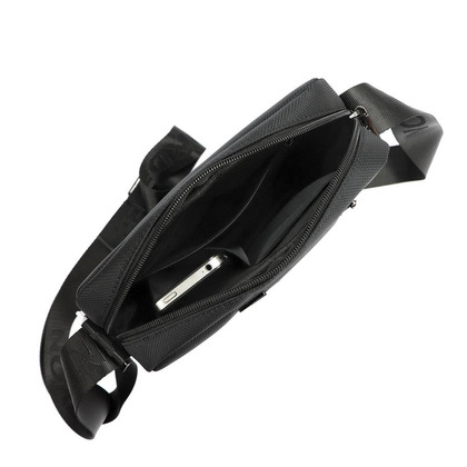 Saszetka Męska Nordee S112 czarny + jasny brąz