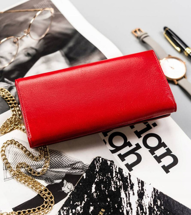 Duży portfel damski ze skóry naturalnej i ekologicznej