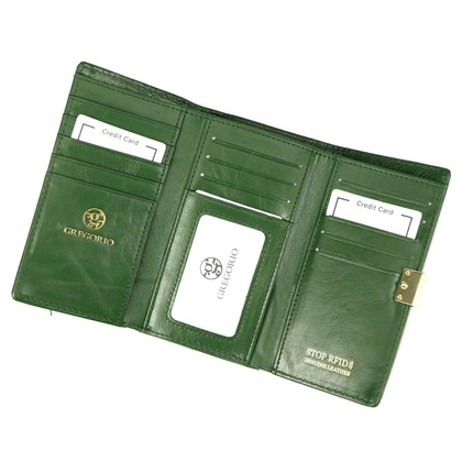 Portfel skórzany PELLUCCI GS-108 Czerwony