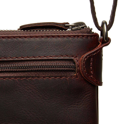 Torba na ramię skórzana Brązowa - min. zamówienie 20 / 50 / 100 szt.