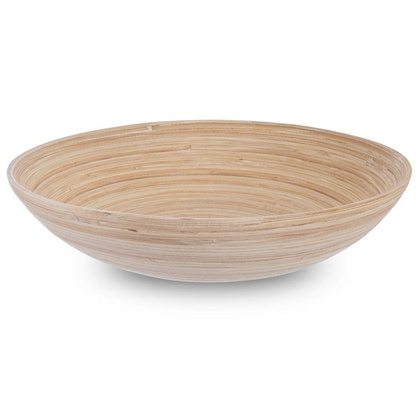 Miska bambusowa na owoce i warzywa drewniana dekoracyjna 30 cm