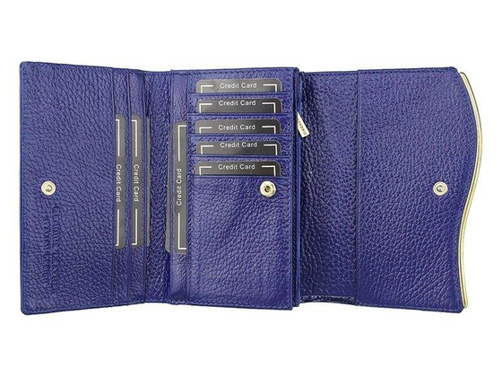 Portfel damski skórzany GREGORIO ZLF-112 Popiel